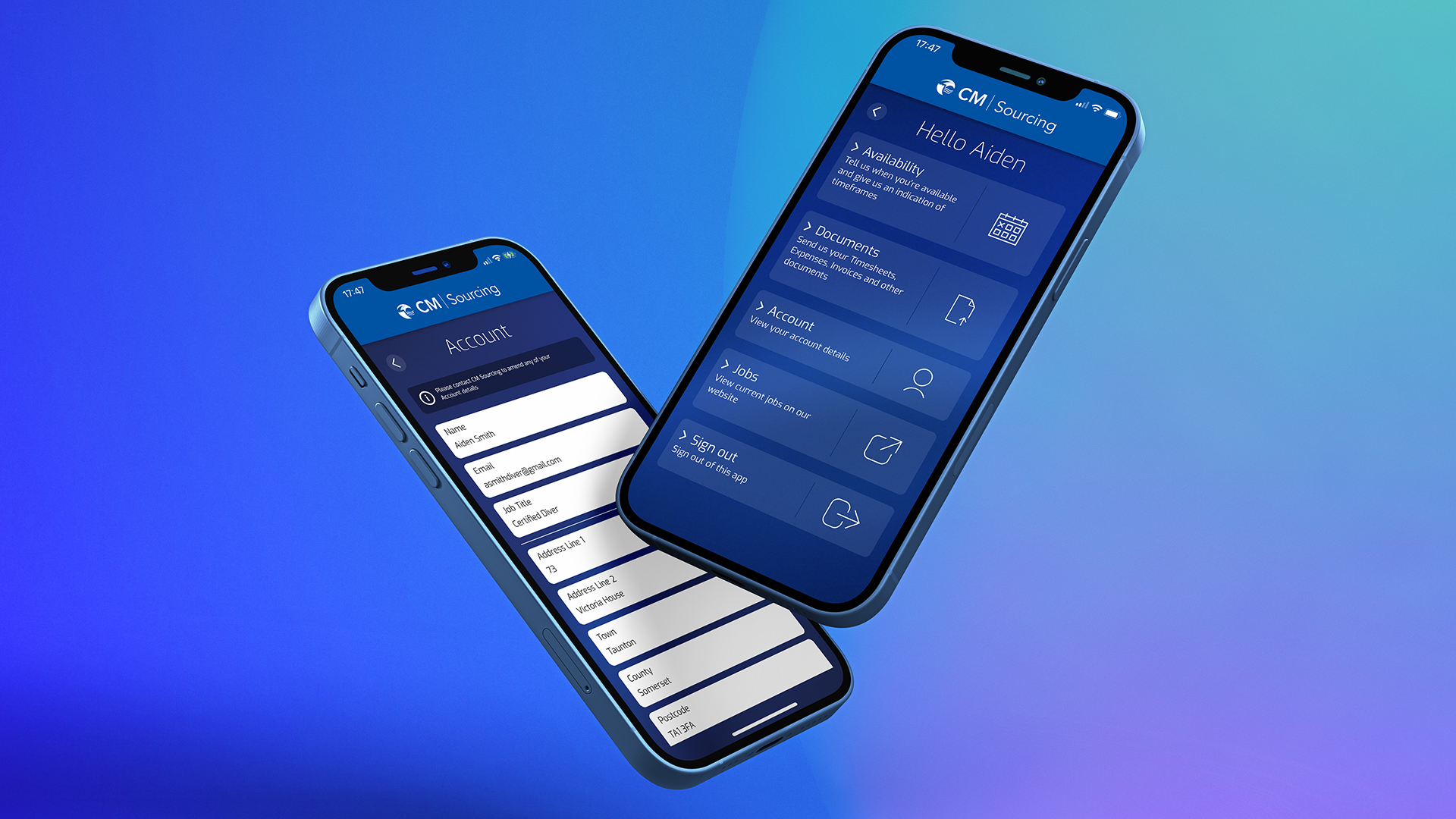 offshore recruitment smartphone app